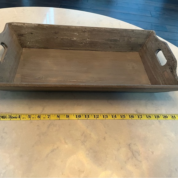 Reclaimed Wood Tray Purchased from Magnolia Market, Waco, Texas - Picture 7 of 7